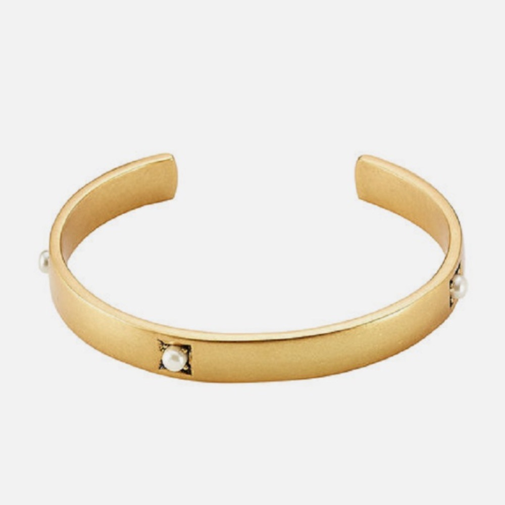 Marc by Marc Jacobs Dotted Faux Pearl Cuff Bracelet